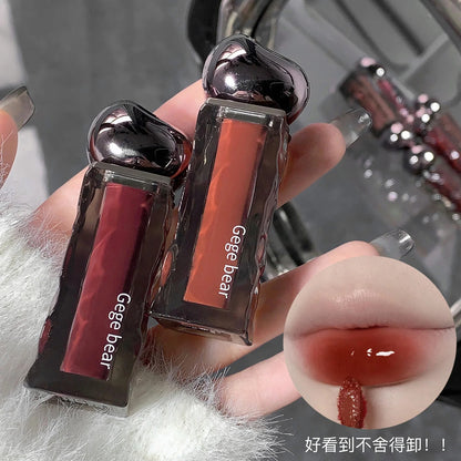 Cool Glacier Lava Lip Stain Gegebear Makeup Watery Mirror Lightweight Lip Stain Dewy Lightweight Makeups Lipstick