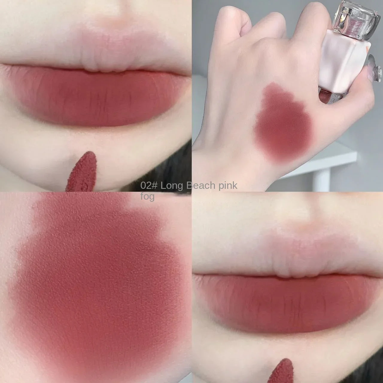 Korean Mirror Water Lip Gloss Lip Glaze Transparent Glass Lip Oil Waterproof Liquid Lipstick Nude Brown Clear Tint Makeup