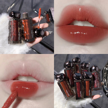 Cool Glacier Lava Lip Stain Gegebear Makeup Watery Mirror Lightweight Lip Stain Dewy Lightweight Makeups Lipstick