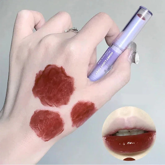 Waterproof Transparent Jelly Lip Glaze Mirror Water Lipstick Pen Lasting Non-stick Cup Moisturising Lipstick Pen Korean