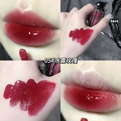 Cool Glacier Lava Lip Stain Gegebear Makeup Watery Mirror Lightweight Lip Stain Dewy Lightweight Makeups Lipstick