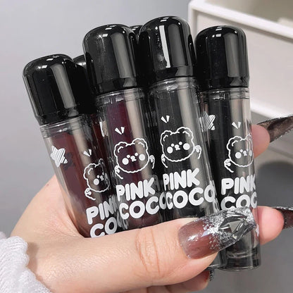 Punk Juice Red Lipgloss Water Light Clear Lip Glaze and Blush 2 in1 Waterproof Non Stick Liquid Lipstick Nude Lip Tint Makeup