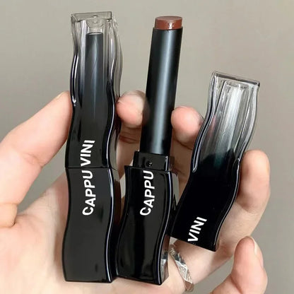 New Jelly Mirror Black Tube Lipstick Long Lasting Non-stick Cup Moisturize Water Light Lip Gloss