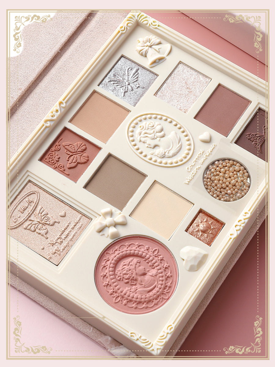 New Colorrose  3D Embossed Eyeshadow Palette with Highlighter and Blush Latest Makeup Collection