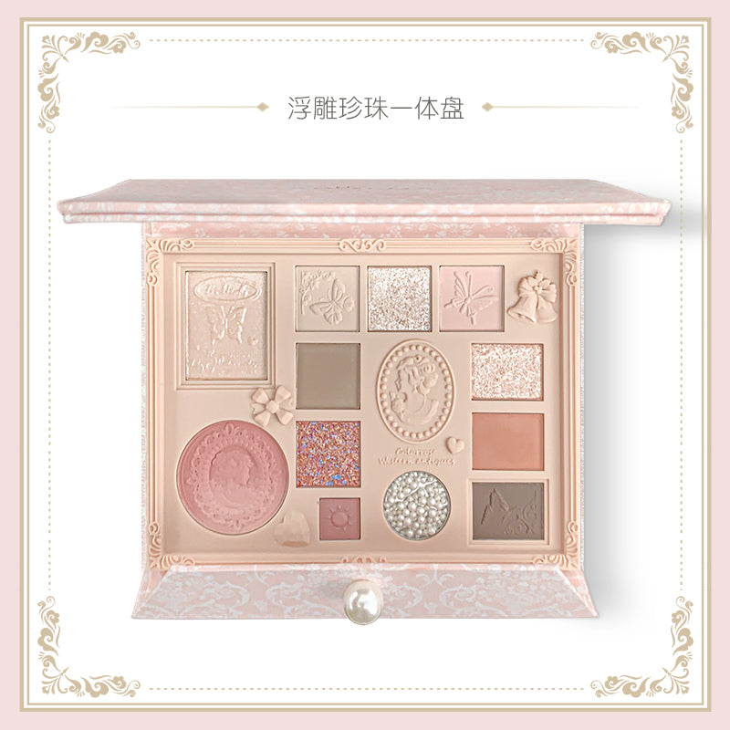 New Colorrose  3D Embossed Eyeshadow Palette with Highlighter and Blush Latest Makeup Collection