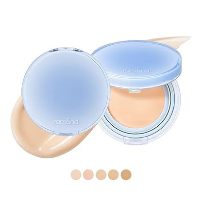 Korea ROMAND Bare Water Air Cushion Foundation Hyaluronic Acid Moistening Sun Protective SPF38PA+++ Long-lasting Makeup Cosmetic